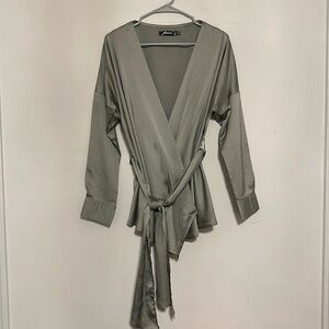 Shine Wrap Blouse